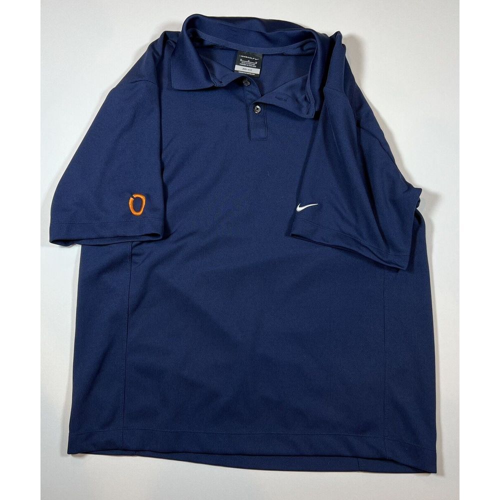 Nike Golf‎ Dri Fit Shirt Blue Size M